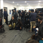 rueda de prensa con JPerezAquino jefe de ObservadoresONUCOL