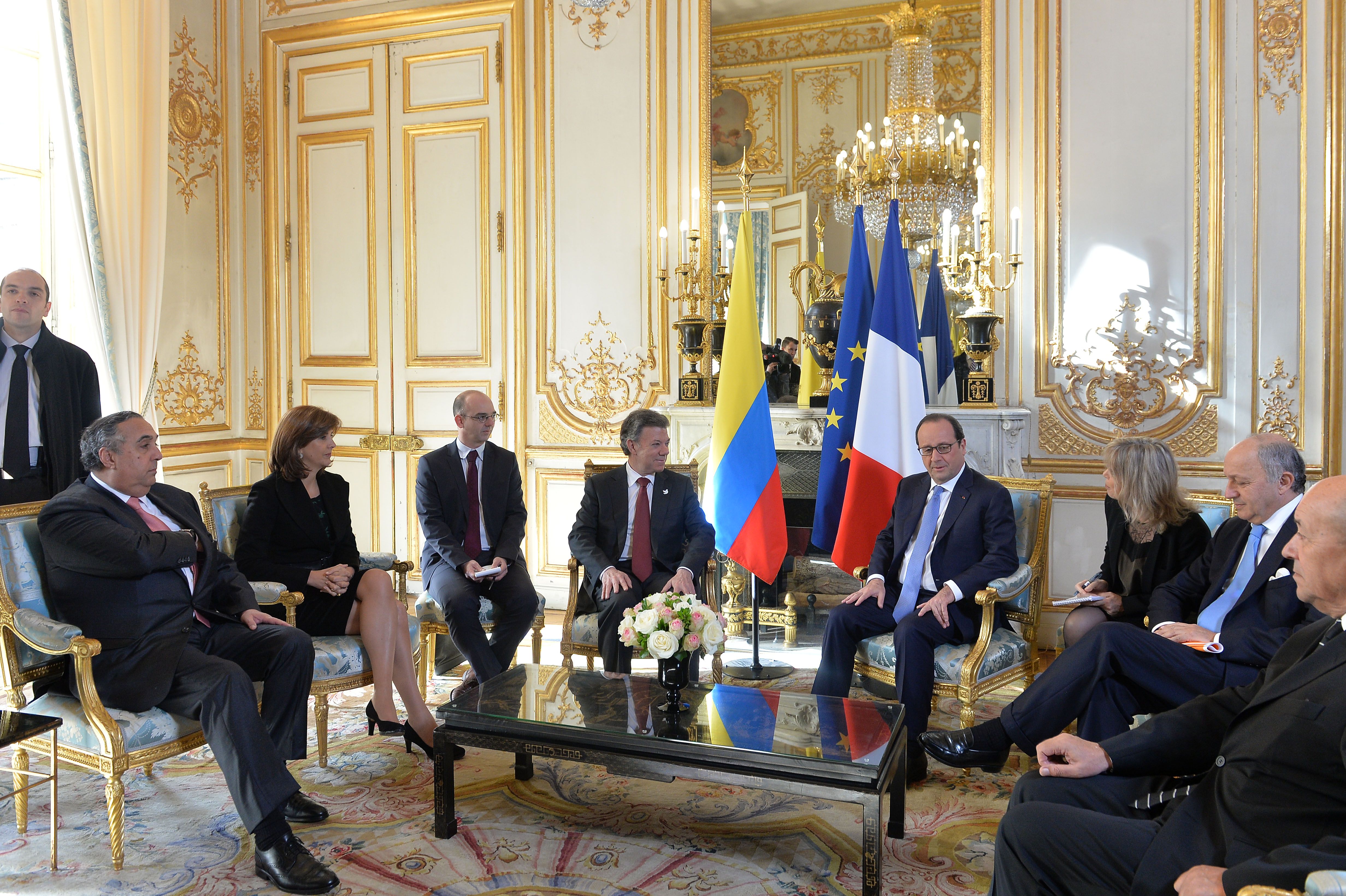 Reunion con el Presidente de Francia