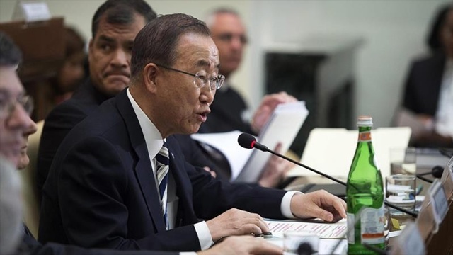 El secretario general de las Naciones Unidas, Ban Ki-moon .