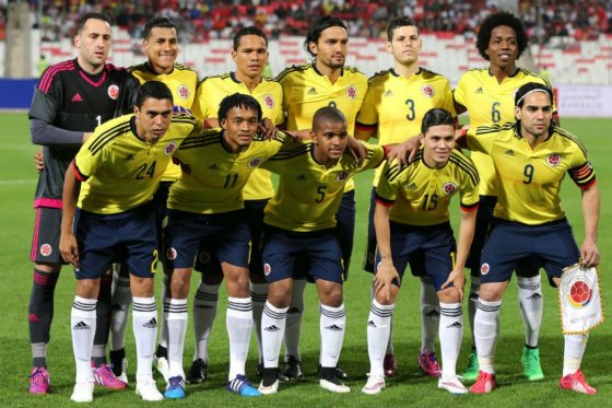 Once inicial de la Selección de Colombia que enfrentó a Qatar.
