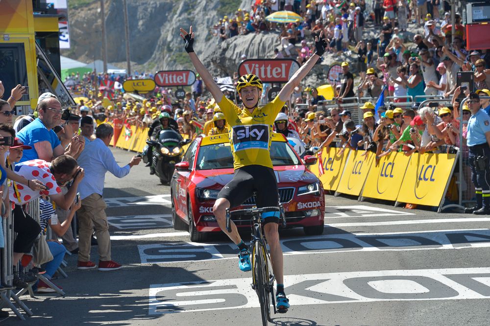 Tour de France 2015 - 10/07/2015 - 10ème Etape - Tarbes / La Pierre Saint Martin - 167Km - Chistopher FROOME (SKY) vainqueur du jour