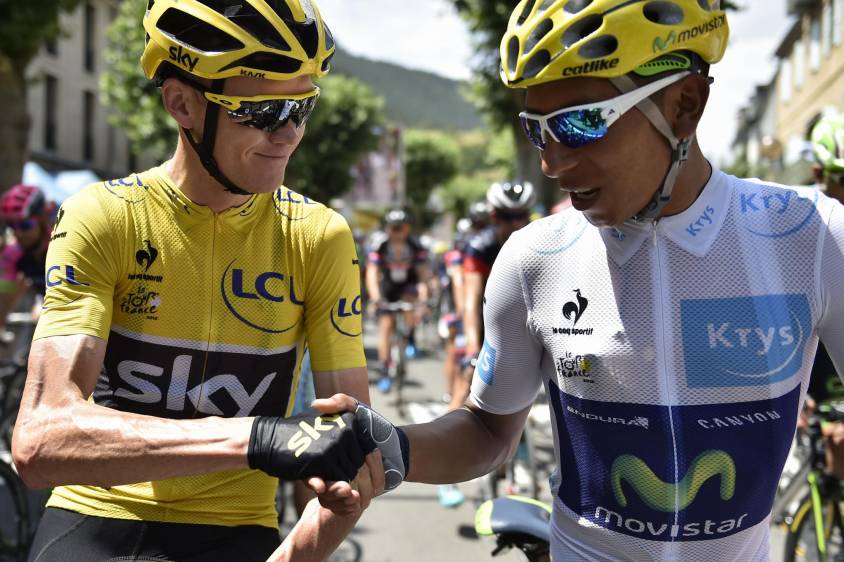 Nairo y Froome