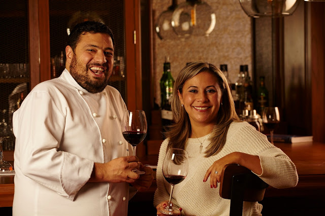 El chef Pedro Escobar y la sommelier Olga Herrera: la combinación perfecta. Foto: Expovinos 2015