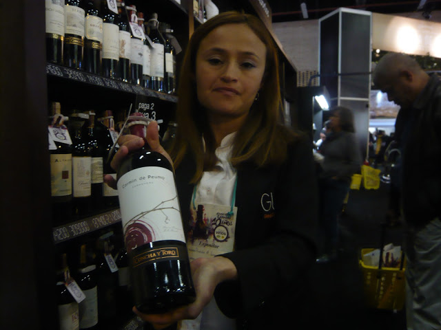 La botella de vino más costosa de la feria: el Carmenere Carmín de Peumo, ultra premio de Chile: $543.600. Foto: La Pluma & La Herida