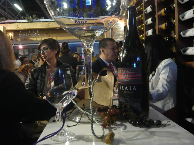 Ilaia, un Chardonnay de antología, en Expovinos 2015. Foto: la Pluma & La Herida