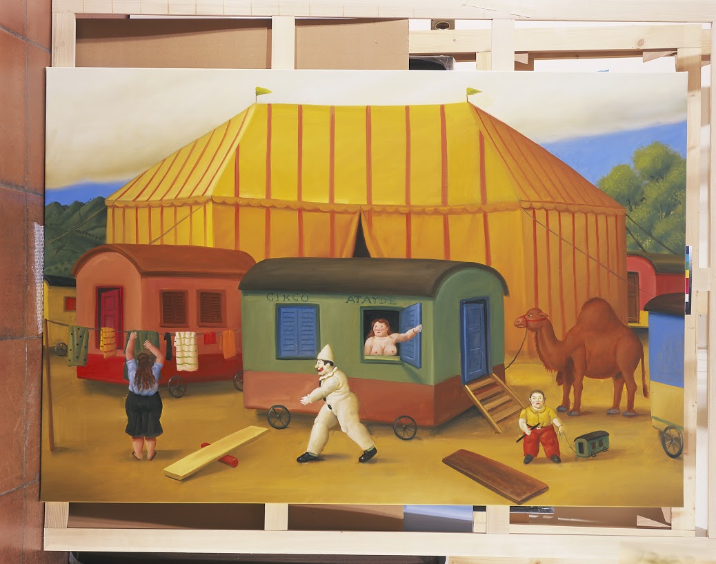 Circus 2007 oleo sobre tela