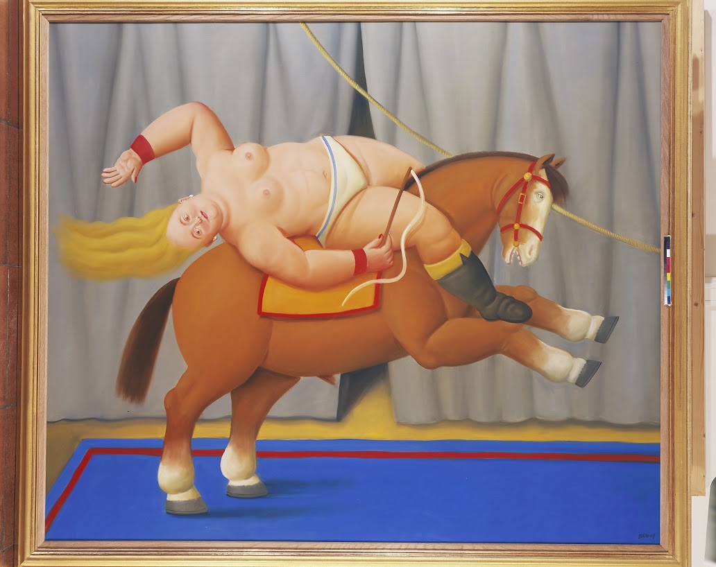 Circus Act 2007 oleo sobre tela
