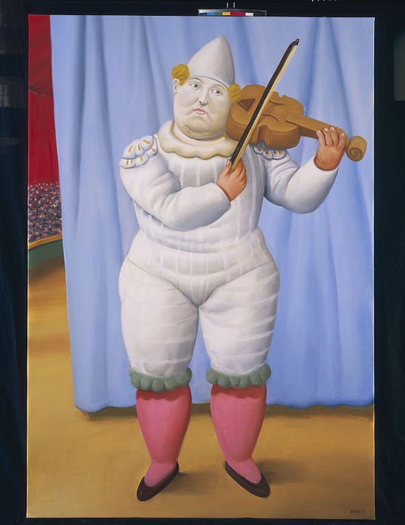 Clown 2008 oleo sobre tela