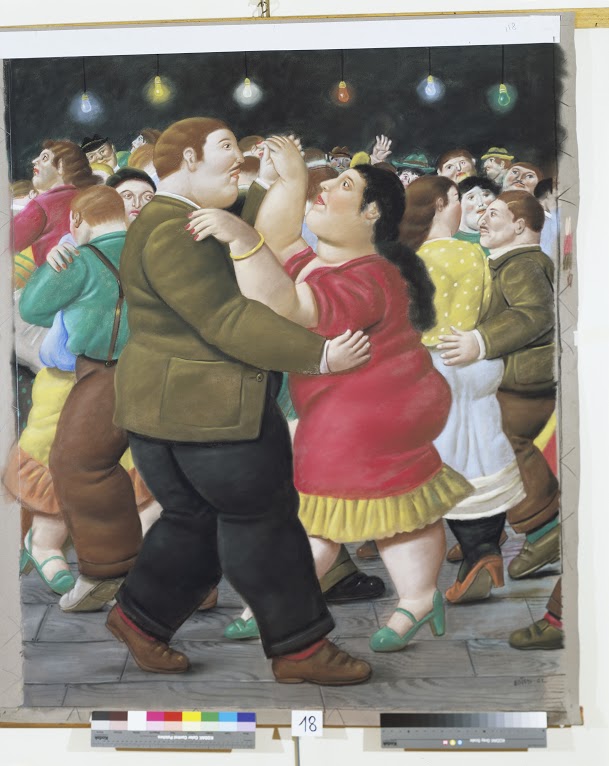 Dancers 2002 pastel sobre papel