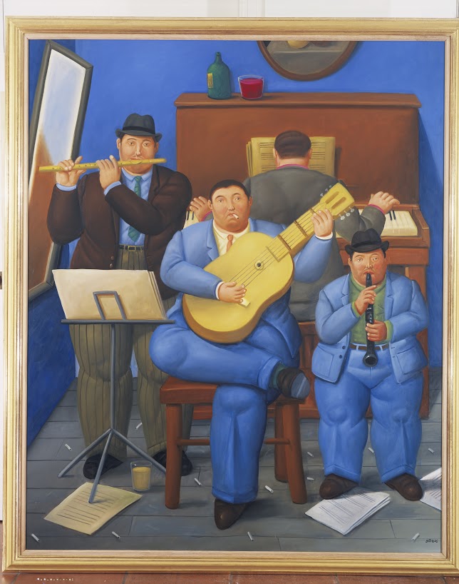 Musicians 2006 oleo sobre tela