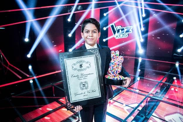 Luis Mario Torres Fue El Ganador De La Segunda Temporada de la Voz Kids