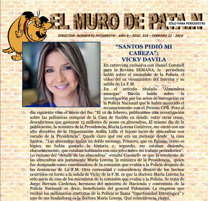 EL MURO DE PATA.N Ediciòn 318