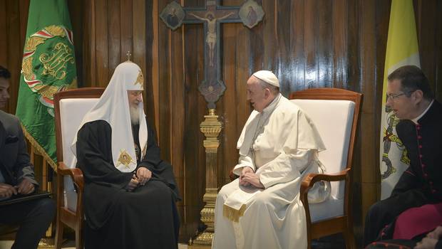 El Papa y el Patriarca Ruso
