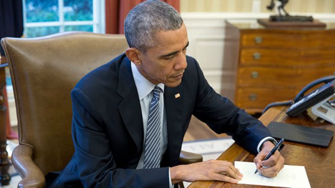 El presidente Obama fue de los primeros en utilizar el restablecido servicio postal entre Estados Unidos y Cuba.