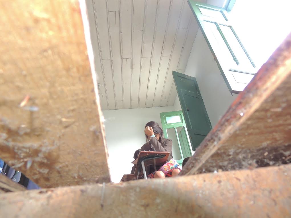 Este era el aspecto que mistraban las aulas de clase