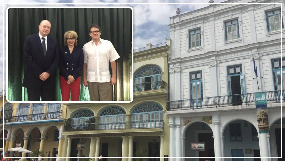 Ministros de  Comercio de Cuba y Colombia