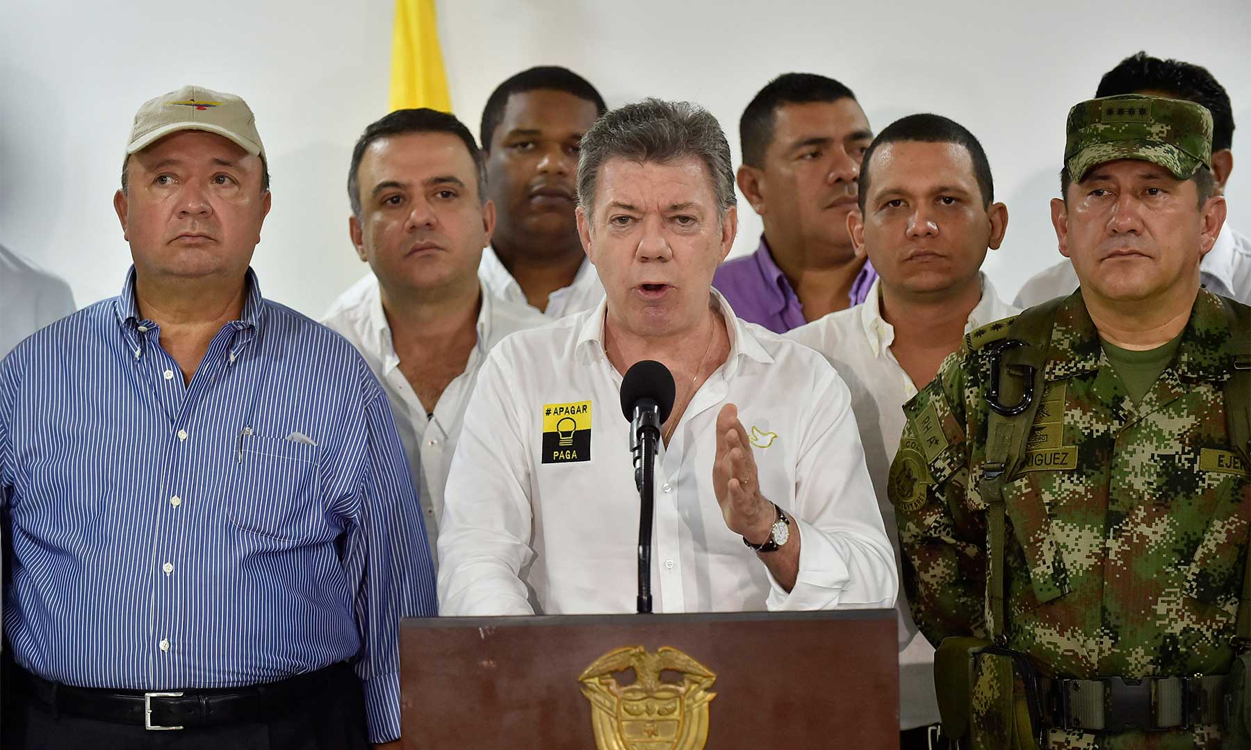 “Quiero reiterar una vez más, esta organización, el ‘Clan Úsuga’, es una organización criminal, narcotraficante, a la que por ningún motivo se le va a dar ningún tipo de tratamiento político”, afirmó el Presidente al término del Consejo de Seguridad en Mo