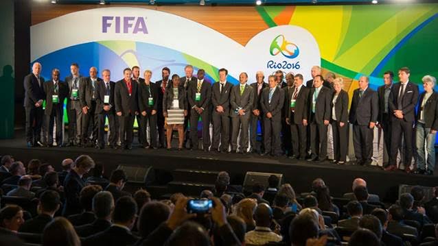 Sorteo oficial realizado este jueves 14 de abril en el estadio Maracaná de Rio de Janeiro