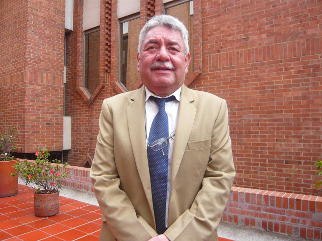 El señor Parmenio Rivera, alcalde de Socha, provincia boyacense donde nació Fernando Soto Aparicio. Foto: la Pluma & La Herida