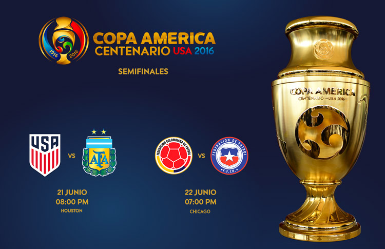 Tres selecciones de CONMEBOL y una de CONCACAF, a semifinales