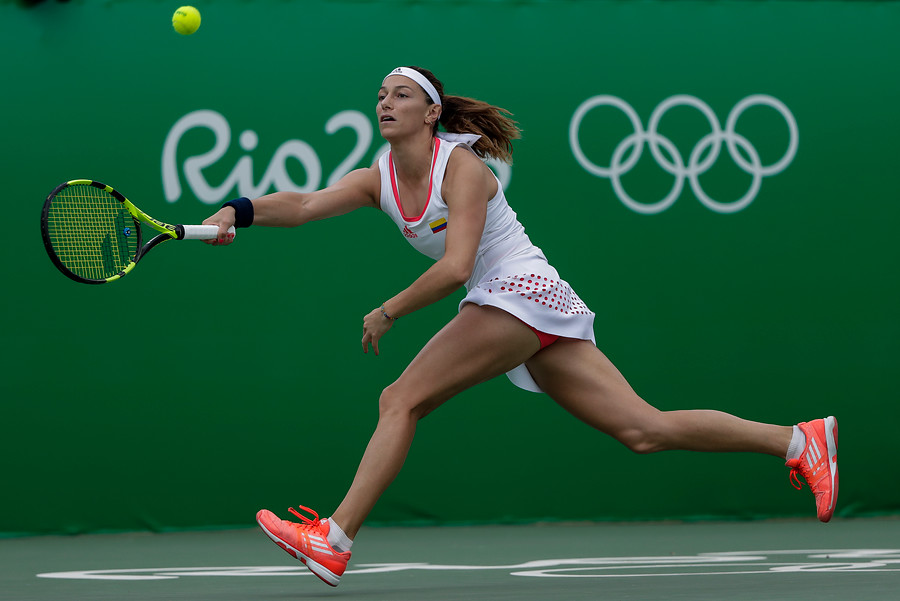Mariana Duque, eliminada del tenis olímpico en Río 2