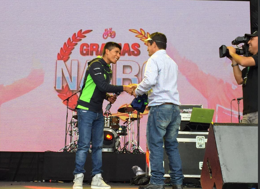 Con un tocayo Nairo se sentió bien