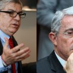 Álvaro Uribe Vélez y César Gaviria