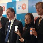 Ceremonia del lanzamiento de 4G de ETB móvil realizado este martes en la tienda experiencia al cliente. Foto: Archivo particula