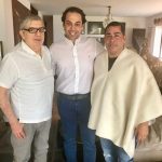 César Gaviria, Alejandro Chacón y Jaime Marthey, Cúcuta