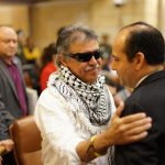 Protesta contra Jesús Santrich en la plenaria de la Cámara. 4