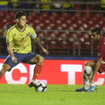 James-Rodríguez--Colombia venció 1-0 Qatar este miércoles con un tanto de Duván Zapata a poco del final