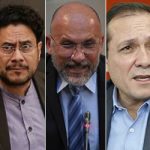 Iván Cepeda, Roy Barreras, y Antonio Sanguino