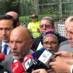 Roy Barreras junto algunos congresistas de la Comisión de Paz