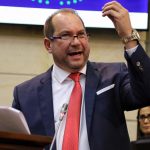 Presidente del Senado, Lidio Garcìa Turbay.