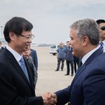 El Presidente Iván Duque inició este domingo su visita a la República Popular China.Fotografía Nicolás Galeano - PRESIDENCIA
