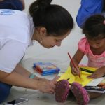 Niños venezolanos en Colombia