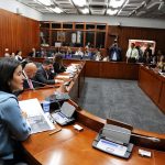 La ministra de las TICS, Silvia Constain Rengifo, interviene ante la Comisión Sexta.