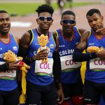 El relevo 4×400 del atletismo colombiano clasificó a Tokio-2020