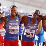 Los 4 fantásticos se ubicaron en el cuarto puesto, tras obtener un tiempo de 2:59.50 en la prueba 4x400 mts, del Mundial de Atletismo Doha 2019. El equipo conformado por Alejandro Perlaza, Diego Paloqueme, Alexander Solís y Anthony  Zambrano lograron un nuevo récord nacional.