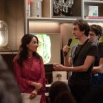 El director de programación del Festival de Cine de Zurich, Georg Butler y la embajadora de Colombia en Suiza, Sofía Gaviria, en la gala de Colombia en el festival2019-