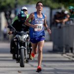 Santa Marta. Noviembre 25 de 2017.  Campeonato de Marcha. Juegos Bolivarianos. En la foto: Jeison Suárez. (Colprensa - Diego Pineda )