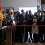 El Secretario General António Guterres se dirige a la prensa en Nueva York.