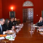La Viceministra de Relaciones Exteriores, Patti Londoño, se reunió este viernes con el Director General para Iberoamérica del Ministerio de Asuntos Exteriores de este país europeo, Pablo Gómez de Olea. Foto OP Cancillería