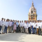 Los gobernadores del país y el Presidente Iván Duque en la foto oficial de la Cumbre de Gobernadores Pacto 2020, organizada por la Federación de Departamentos en Cartagena.Foto: César Carrión- Presidencia