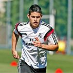James entrena con el Real Madrid2