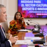 En nueva fase de mitigación frente al COVID-19, es importante acelerar pruebas y ampliar capacidad de la red de salud, explicó el Presidente Duque al intervenir en el programa de televisión ‘Medidas para el sector cultural, deporte e innovación’.