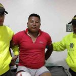 Cuerpo Élite de la Policía Nacional capturó de alias 'Azul'.Foto policía Putumayo