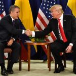 Presidentes  Duque  el  Donald Trump