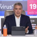 No veo en el corto plazo apertura de vuelos internacionales, dijo este domingo el presidente Iván Duque, al responder las preguntas de los colombianos a través de Facebook Live. Foto: Juan Pablo Bello- PRESIDENCIA