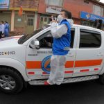 La alcaldesa de Bogotá, Claudia López en la localidad de Kennedy